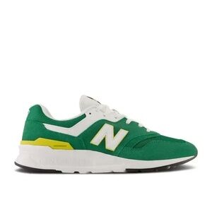 NEW BALANCE 997H Green Suede White Men's Shoes 9 VGC